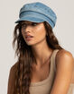 Denim Newsboy Womens Hat image number 1