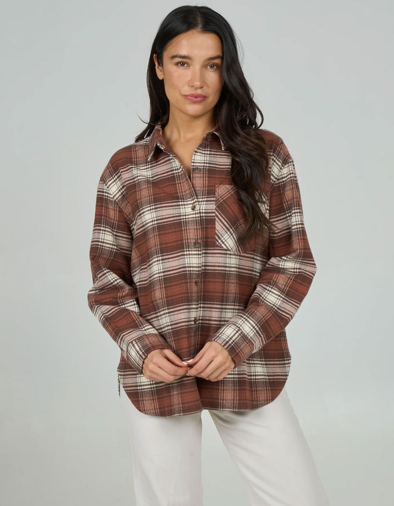 SALTY CREW Shore Break Womens Flannel image number 0