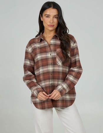 SALTY CREW Shore Break Womens Flannel Primary Image