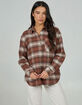 SALTY CREW Shore Break Womens Flannel image number 1