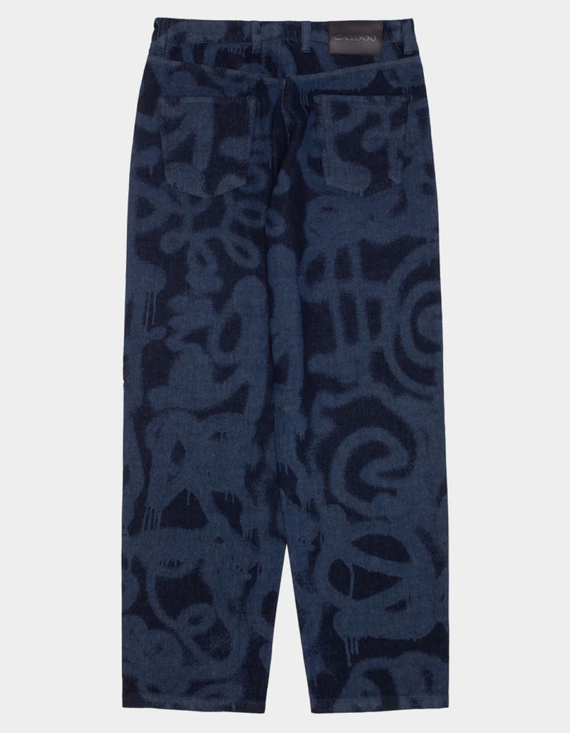 GX1000 Sprayed Mens Baggy Pants image number 1