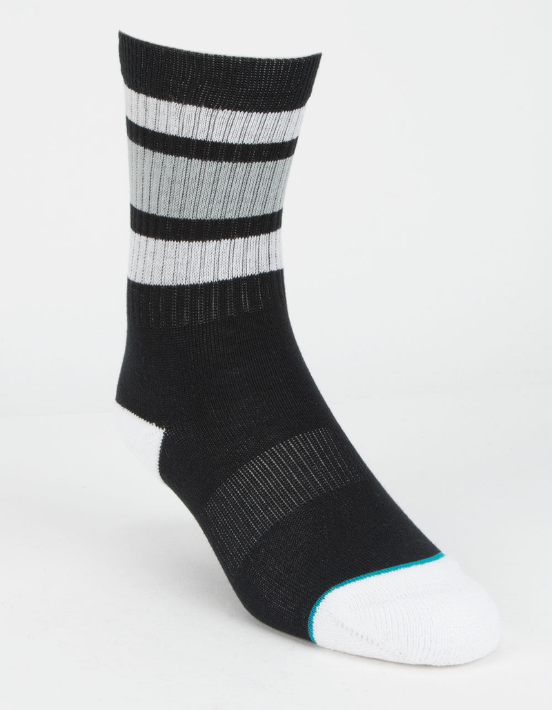 STANCE 3 Pack Black Boys Crew Socks image number 1