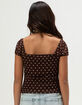 RSQ Girls Emma Mix Dot Mesh Top image number 3
