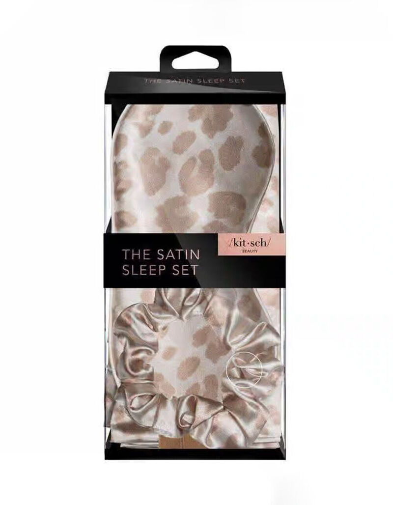 KITSCH The Satin Sleep Set LEOPA 812696023887