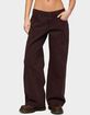 EDIKTED Petite Roman Low Rise Baggy Jeans image number 1