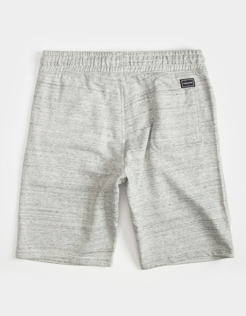 VOLCOM Round One Mens Gray Sweat Shorts image number 1
