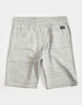 VOLCOM Round One Mens Gray Sweat Shorts image number 2