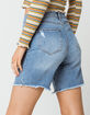 RSQ Biker Womens Denim Shorts image number 2