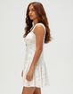 DIZZY LIZZY Floral Womens Dress image number 3