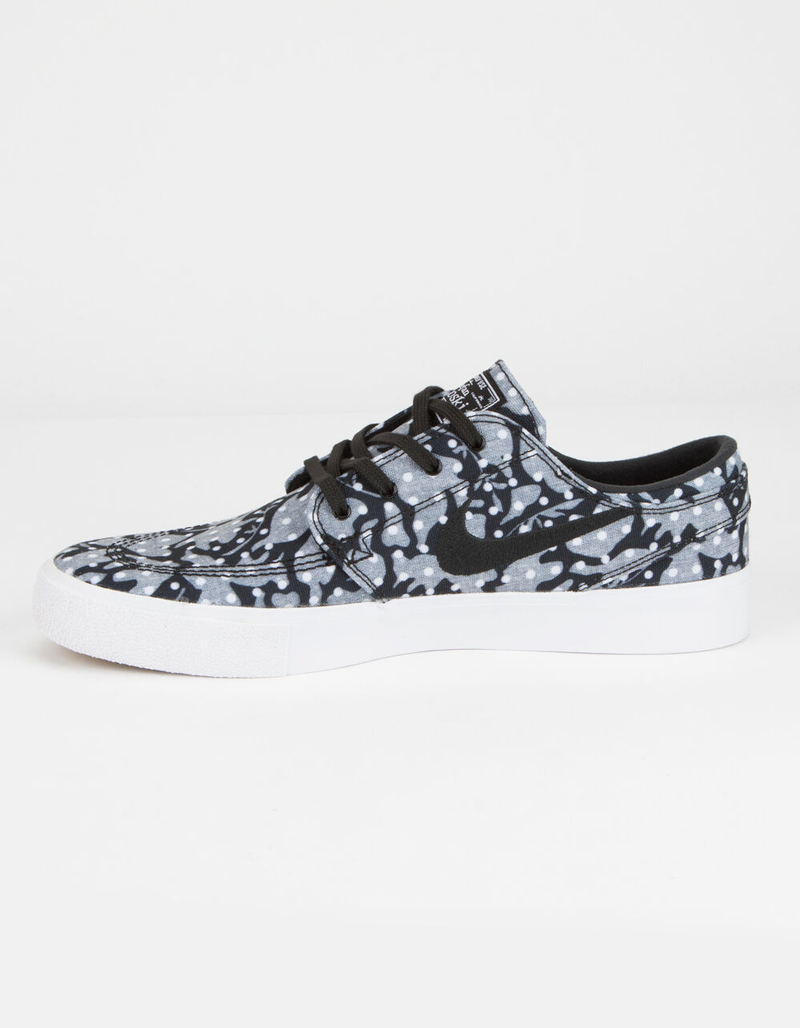 NIKE SB ZOOM Janoski Canvas RM Black & Vast Gray Shoes image number 3