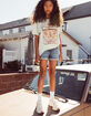 RSQ Girls Mid Rise Cuff Shorts image number 8