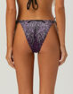 AFFLICTION Medallion Tie Side High Leg Bikini Bottoms image number 4