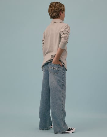 RSQ Boys Embroidered Extra Baggy Jeans Primary Image