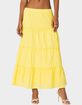 EDIKTED Charlotte Tiered Maxi Skirt image number 1