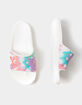 CROCS Classic Tie-Dye Graphic Womens Slide Sandals image number 5