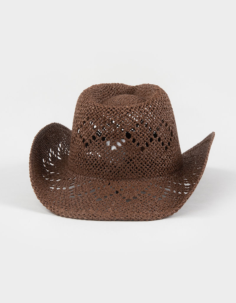 Straw Womens Cowboy Hat image number 3