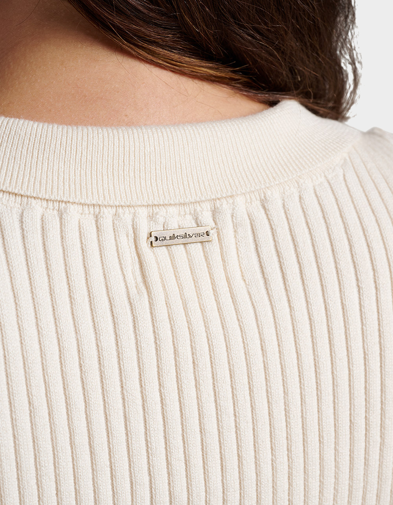 QUIKSILVER Sandbar Sleeveless Lace Up Womens Sweater image number 4