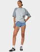 EDIKTED Oversized Raglan Waffle Tee image number 5