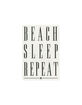 HURLEY Beach Sleep Repeat Sticker image number 1