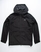 HUF Standard Shell 2 Black Mens Windbreaker Jacket image number 2