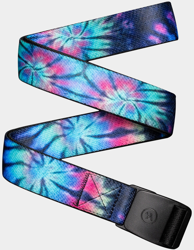 ARCADE Ace Rainbow Tie Dye Mens Belt image number 0