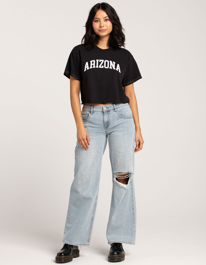 FULL TILT Arizona Womens Crop Tee image number 3