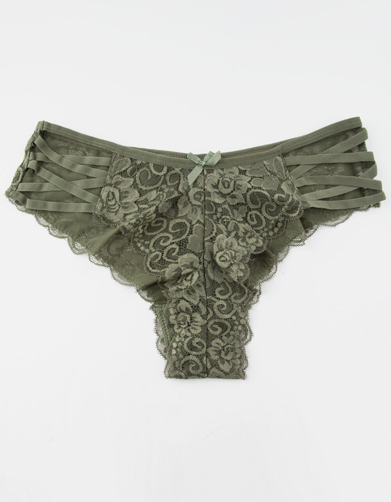 FULL TILT Everlasting Dream Olive Boyshorts image number 0