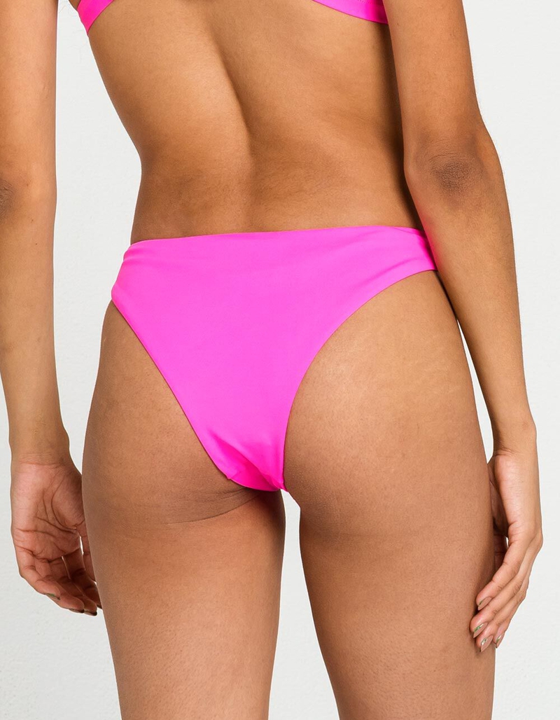 FULL TILT High Leg Cheeky Hot Pink Bikini Bottoms image number 2