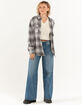 RSQ Womens Oversized Tonal Flannel image number 4