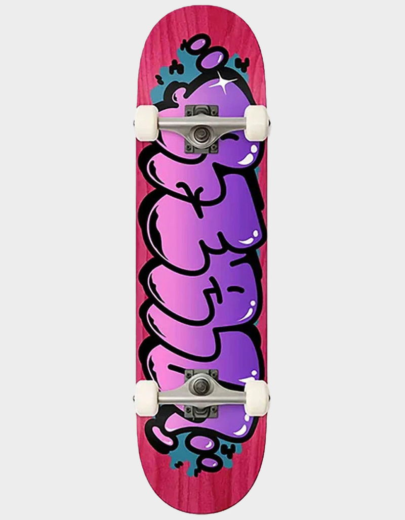 REAL SKATEBOARDS Bubble Letter 7.75" Complete Skateboard image number 0
