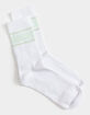 FULL TILT Wide Stripe Womens Crew Socks image number 1