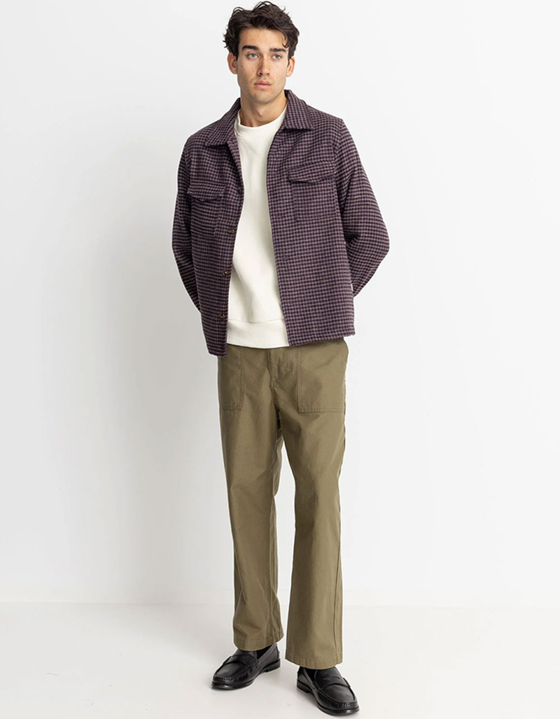 RHYTHM Check Mens Overshirt image number 5