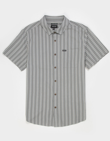BRIXTON Charter Stripe Mens Button Up Shirt Alternative Image