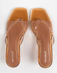 BAMBOO Stacy Womens Jelly Kitten Heels image number 7