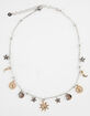 FULL TILT Sun Star Pearl Charm Necklace image number 2