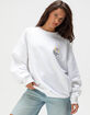 VANS International Womens Oversized Crewneck Sweatshirt image number 2