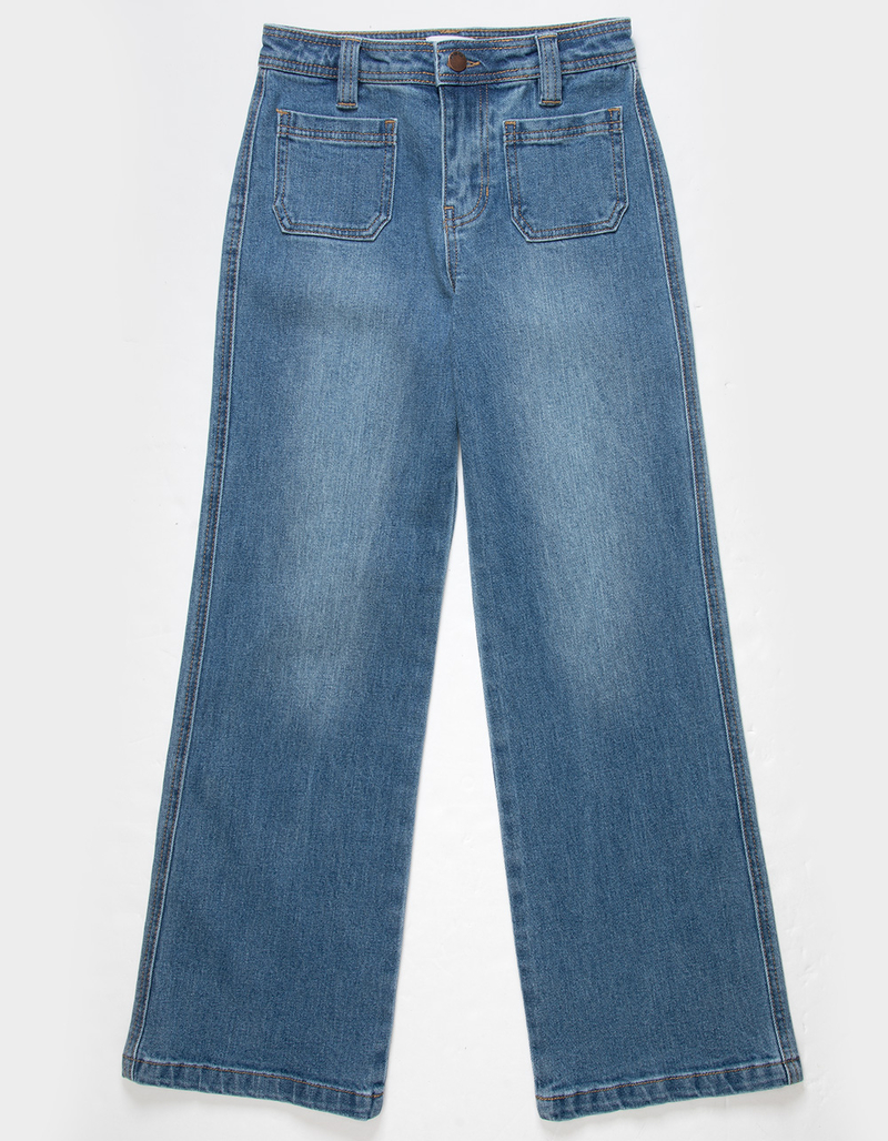 RSQ Girls High Rise Wide Leg Jeans image number 1
