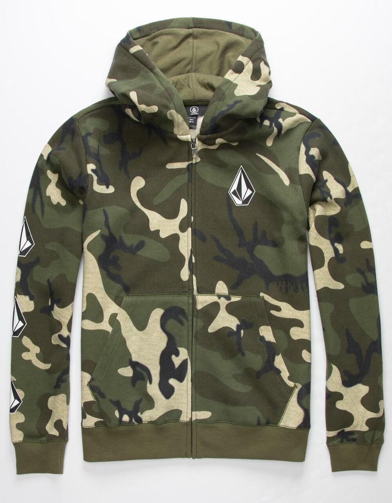 VOLCOM Deadly Stones Boys Zip Hoodie image number 0