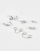 FULL TILT 6 Pack Dainty Ear Cuff Earrings image number 1