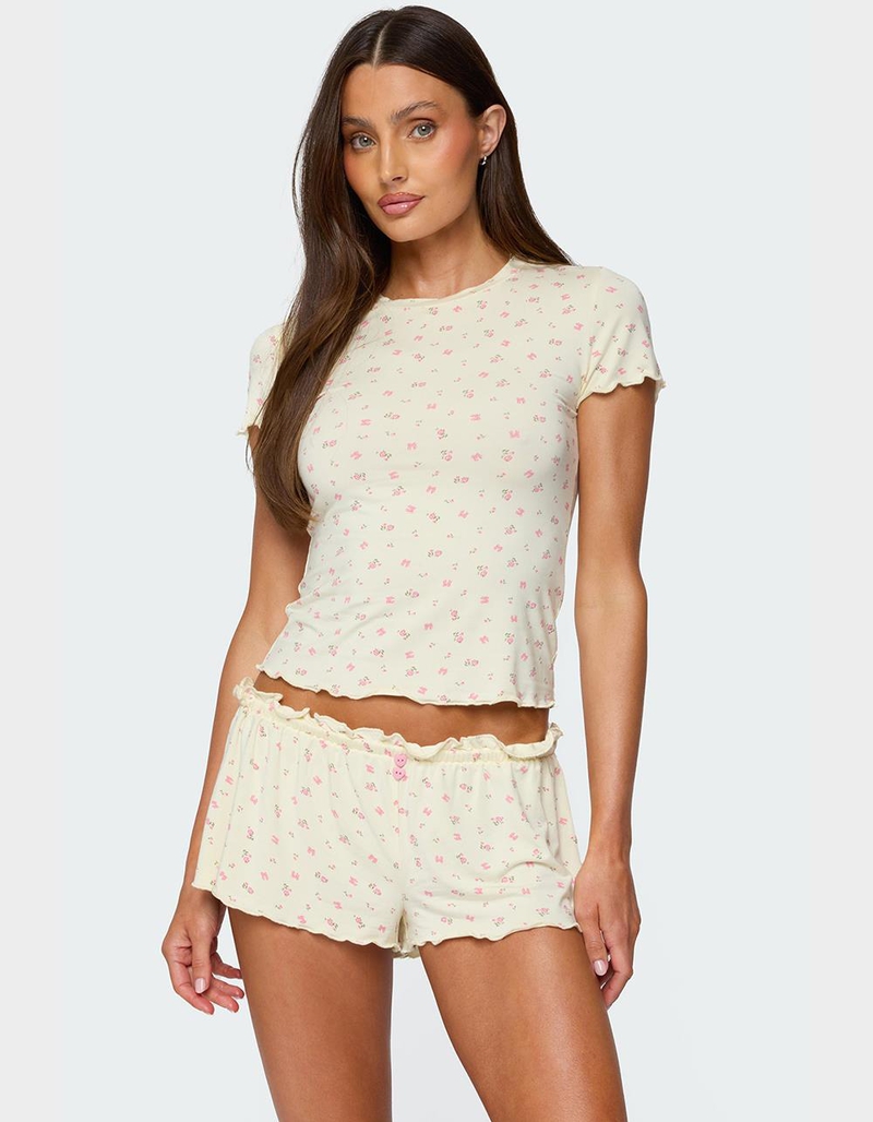 EDIKTED Florence Floral Tee image number 0