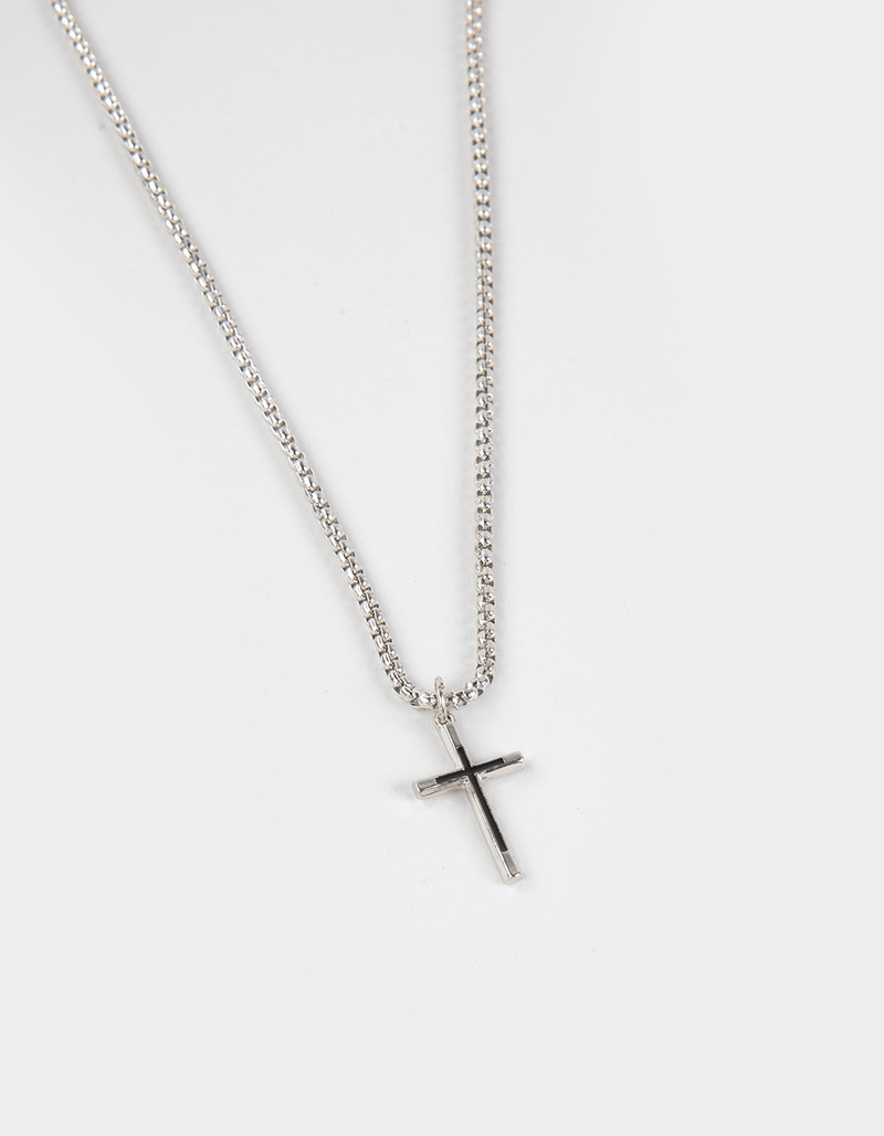 RSQ Cross Chain Necklace image number 1