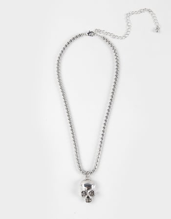 RSQ Skull Pendant Necklace Primary Image
