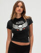VON DUTCH Skull Womens Skimmer Tee image number 5