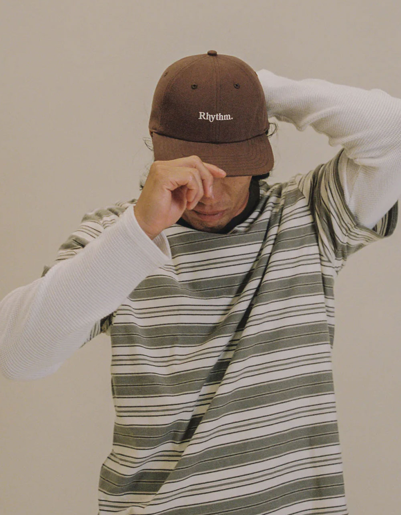 RHYTHM Essential Mens Strapback Hat image number 4