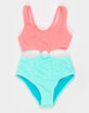 BEACH LINGO Scrunchie Girls One Piece Swimsuit image number 1
