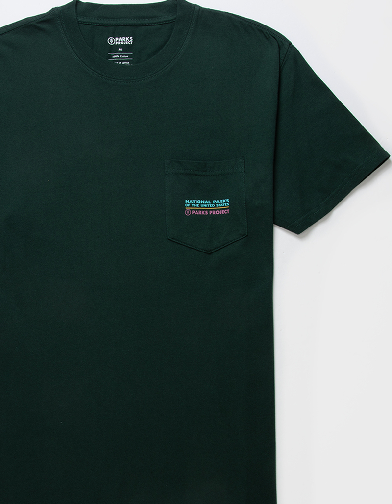 PARKS PROJECT National Parks Lineup Mens Pocket Tee image number 3