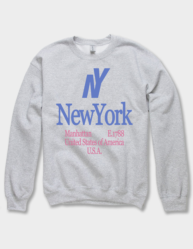 NEW YORK Manhattan New York Unisex Crewneck Sweatshirt image number 0