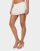 EDIKTED Fluer Ruffled Eyelet Mini Skort image number 5