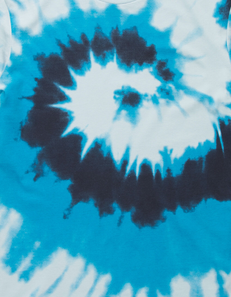 BLUE CROWN Spiral Blue Mens T-Shirt image number 1