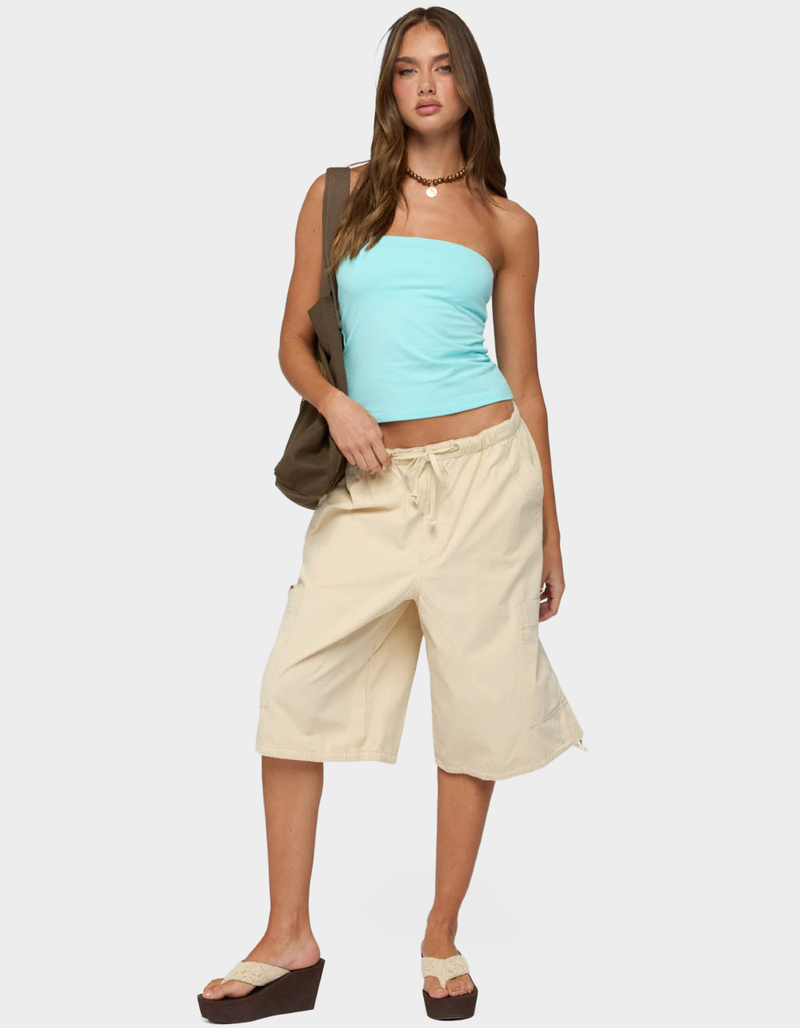 EDIKTED Azul Oversized Cargo Bermuda Shorts image number 4